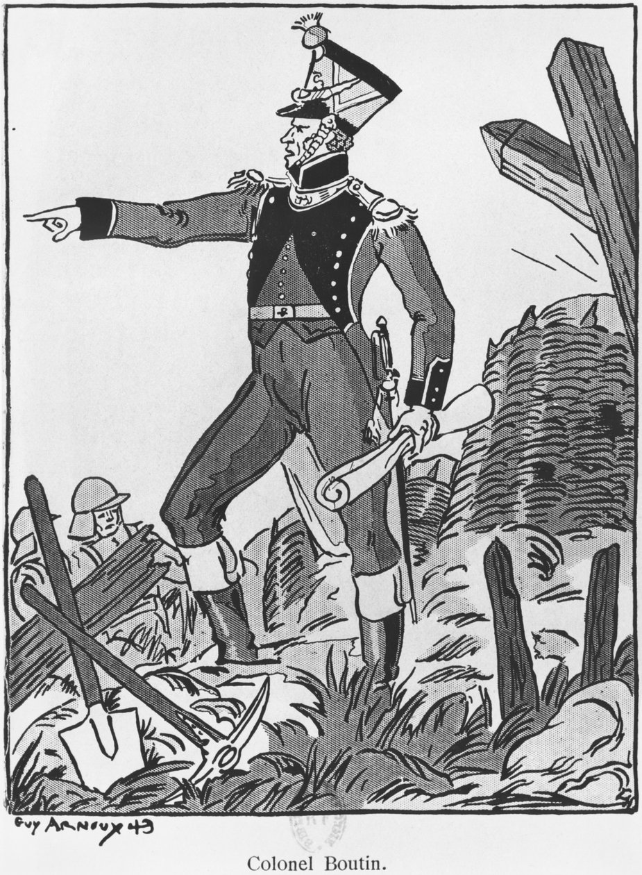 Colonel Boutin, Illustration from 