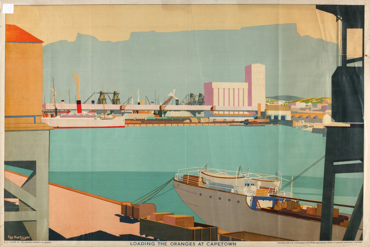 Loading the Oranges at Cape Town, from the Series 