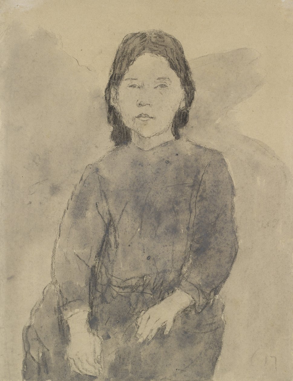 Seated Girl (Marie Hamonet?) by Gwen John