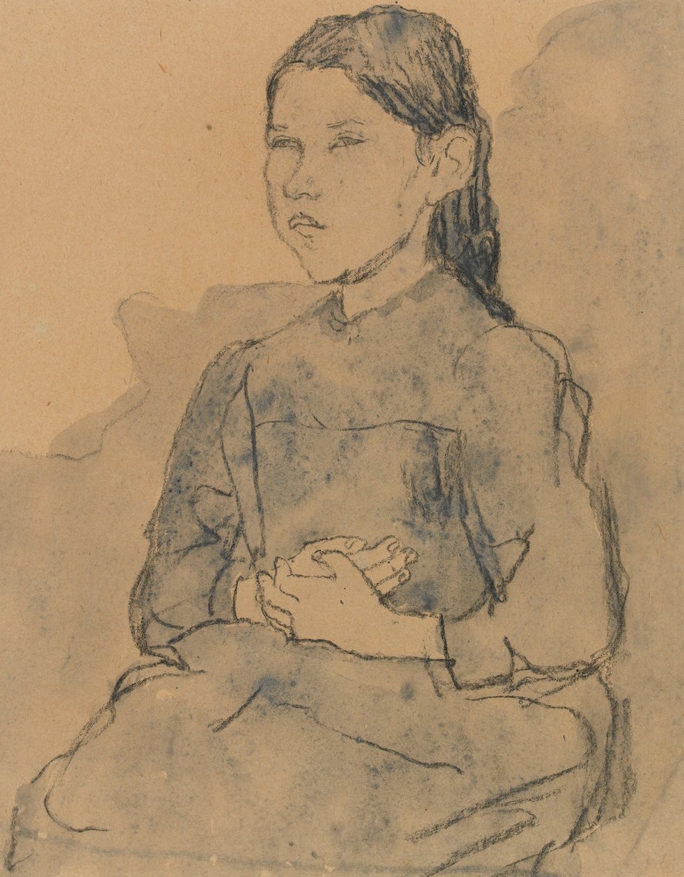 Young girl: Marie Hamonet by Gwen John