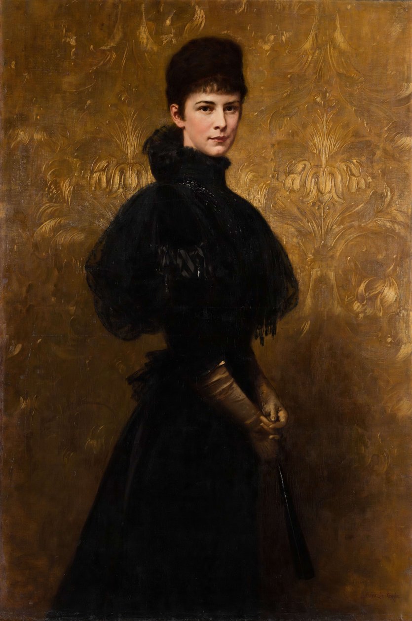 Portrait of Empress Elisabeth by Gyula Benczúr