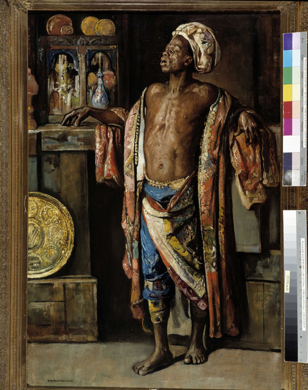 The antique dealer by Gyula Tornai