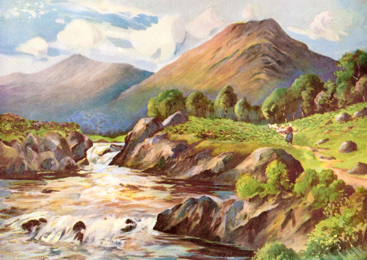 On The River Conan, Ross-Shire by HC Begg