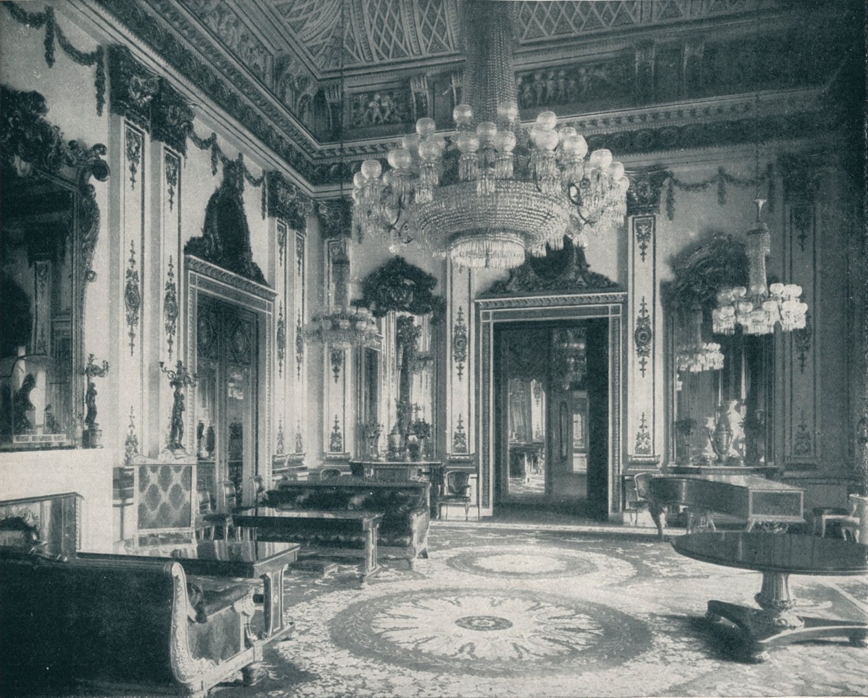 The White Drawing-Room at Buckingham Palace by HN King