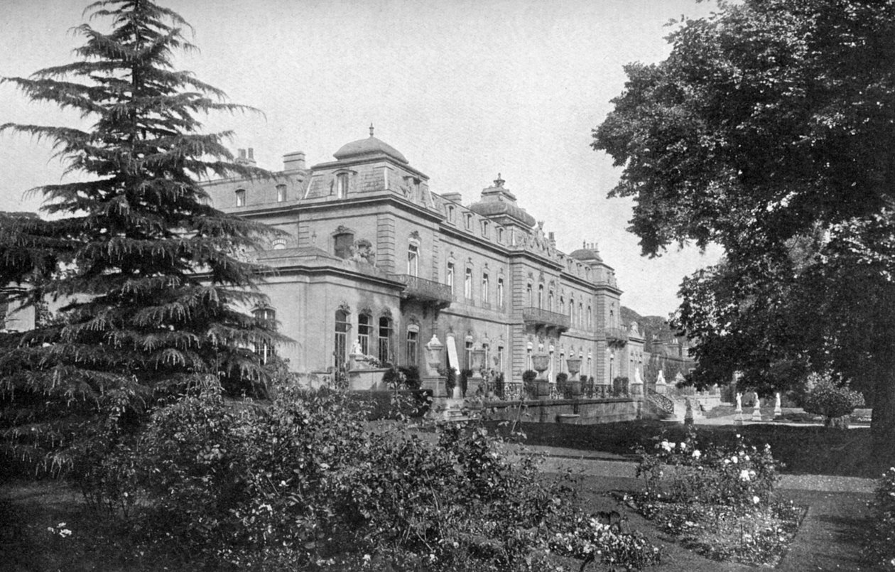 Wrest Park from the South-West, Silsoe, Bedfordshire by HN King