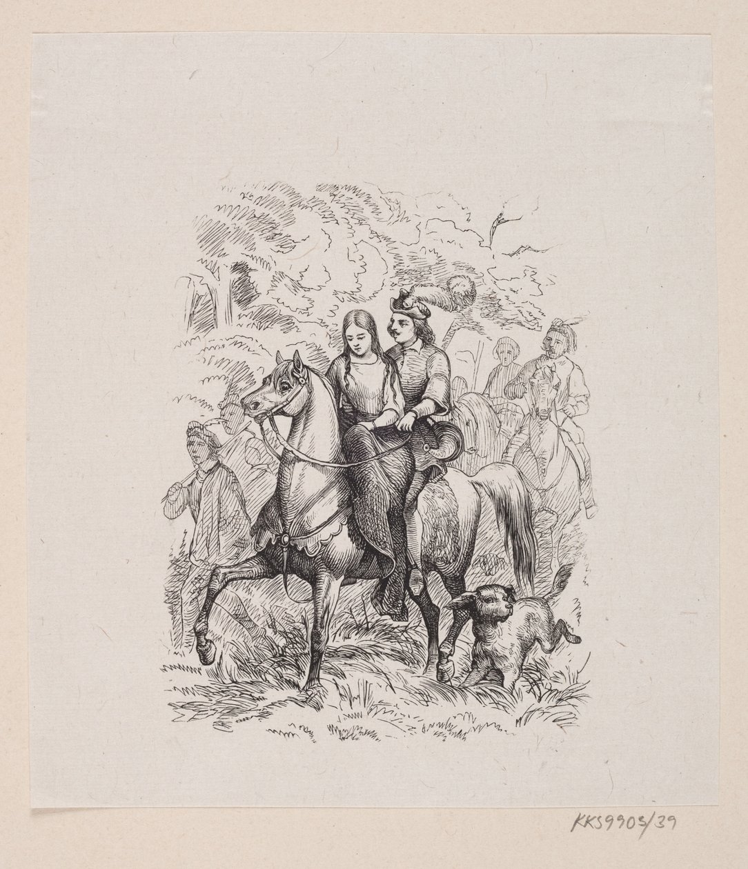 Illustration for "The Wild Swans" in H.C. Andersen, "Fairy Tales and Stories", Volume 1 by H.P. Hansen