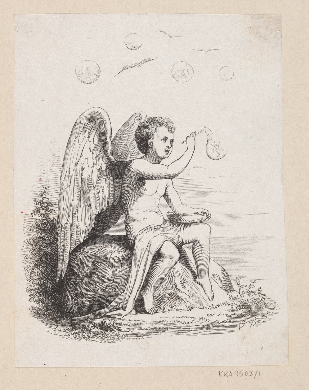 Intertitle No.1 for H.C. Andersen, "Fairy Tales and Stories", Volume 1 by H.P. Hansen