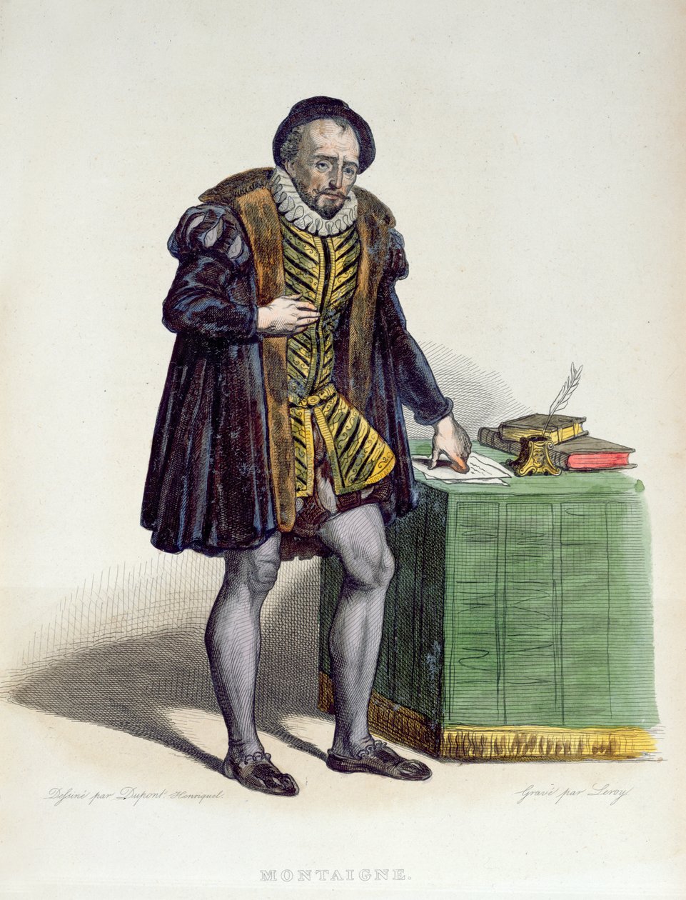 Michel Eyquem de Montaigne (1533-92) from 
