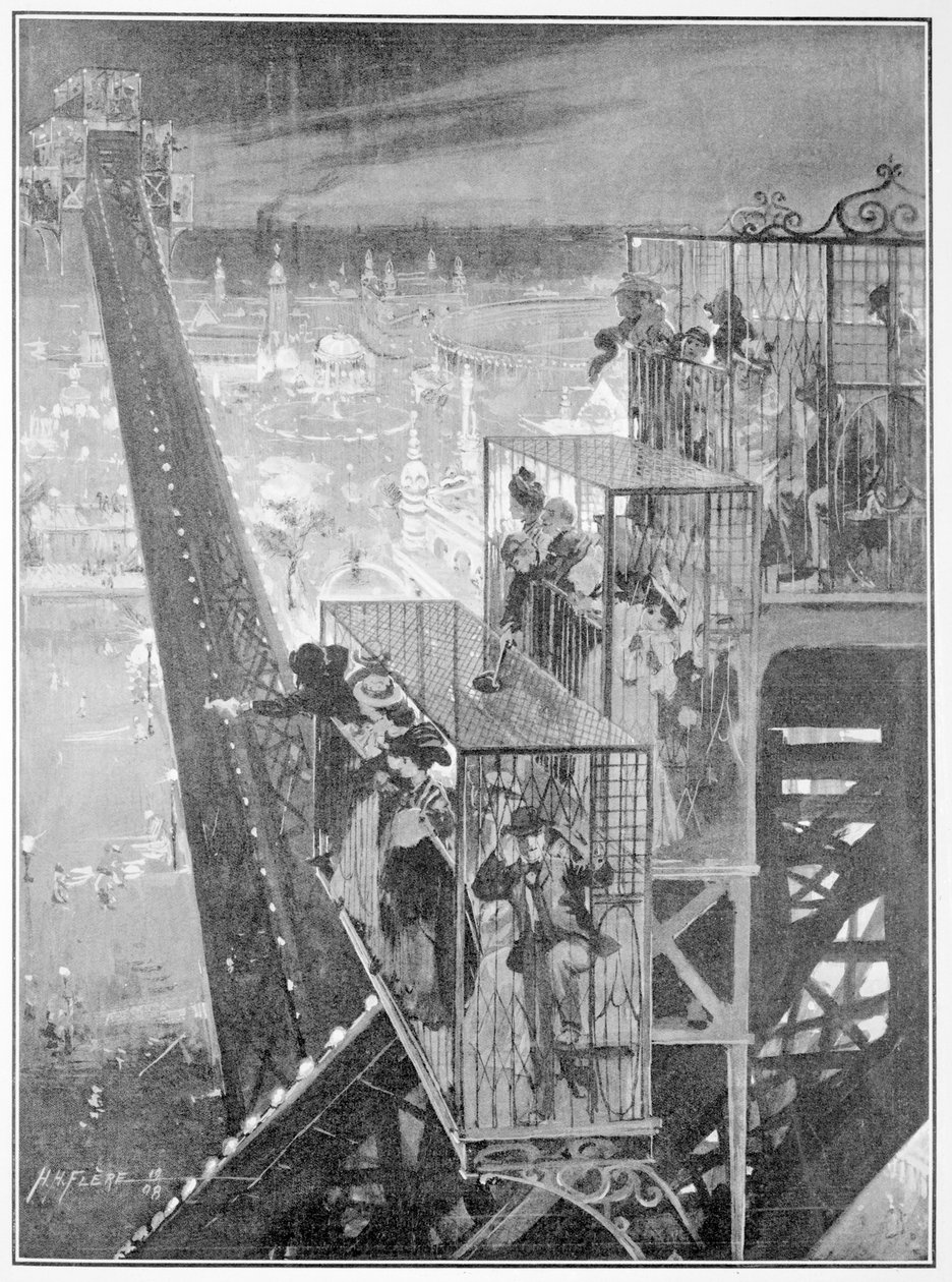 The flip-flap ride at the Franco-British exhibition, 1908 by H. H. Flere