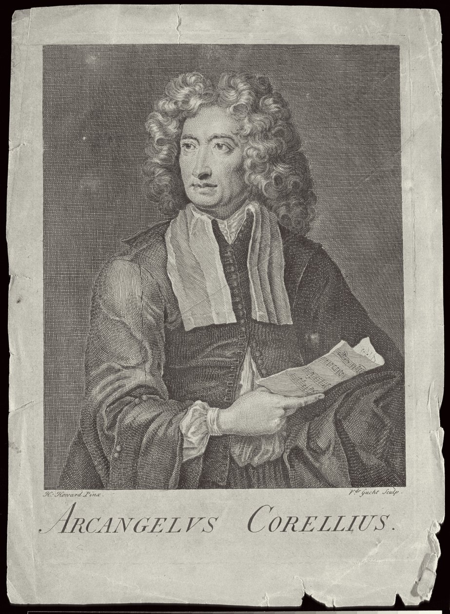 Arcangelo Corelli engraved by Van der Gucht by H. Howard