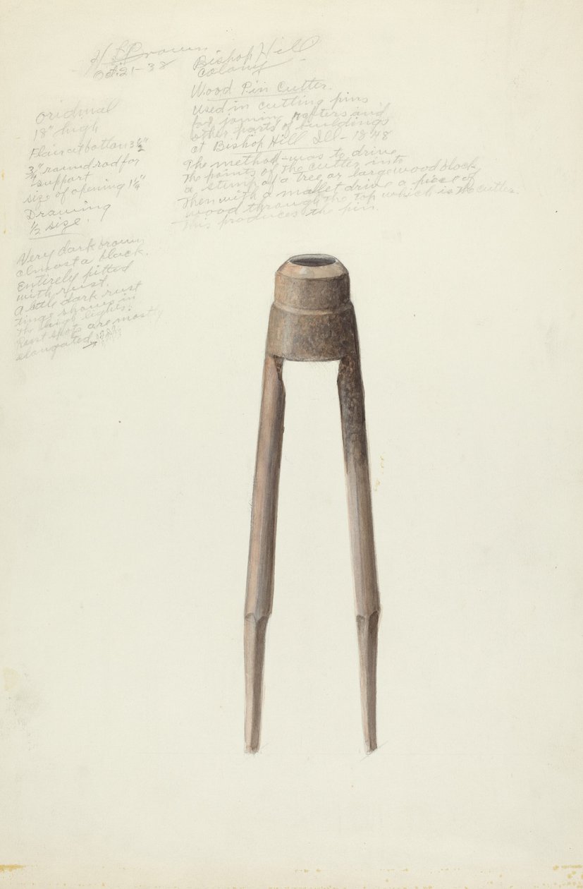 Bishop Hill: Dowel Cutter by H. Langden Brown
