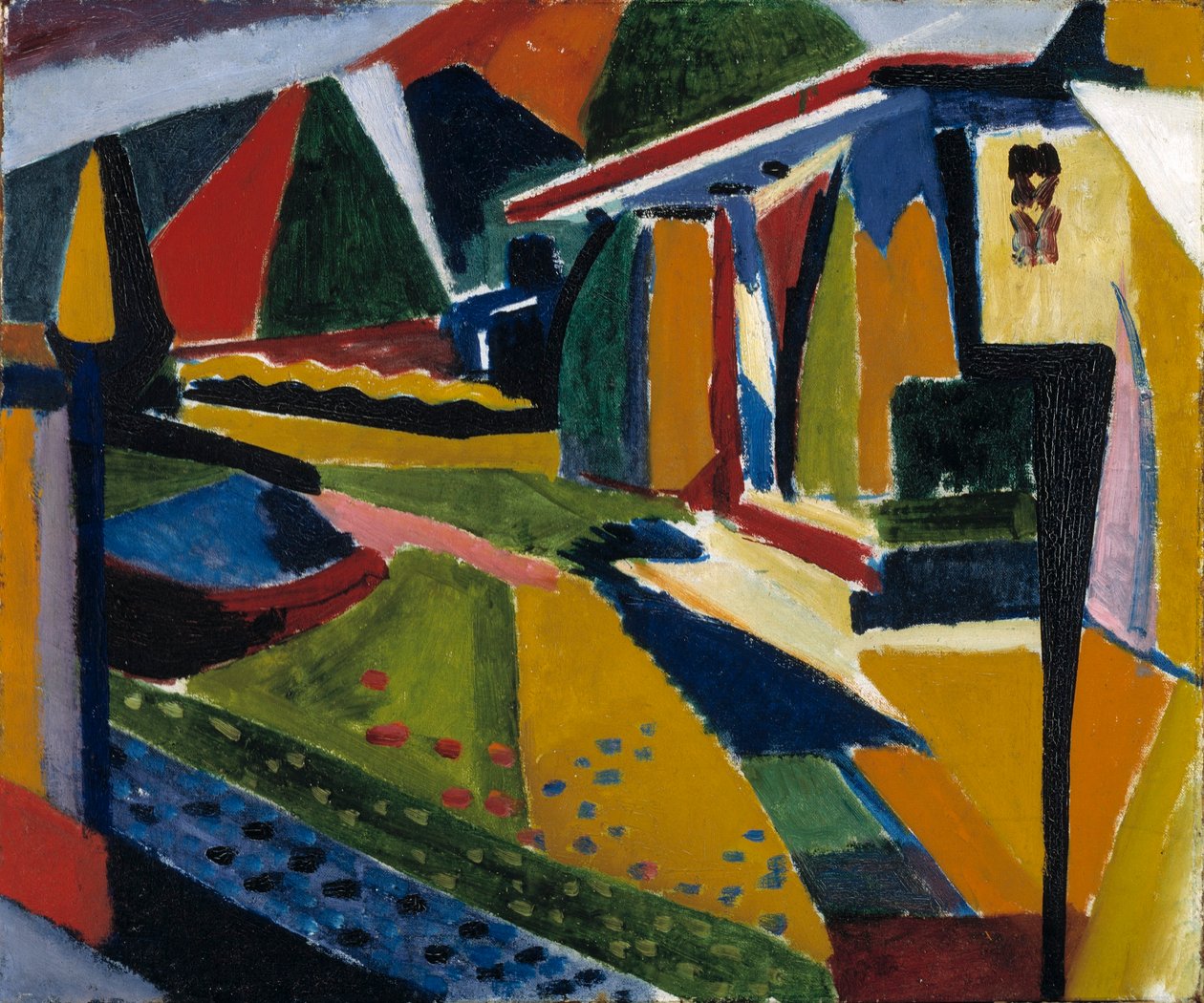 Abstract Landscape by H. Lyman Sayen