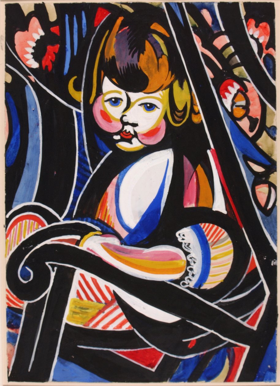 Child in Rocker by H. Lyman Sayen