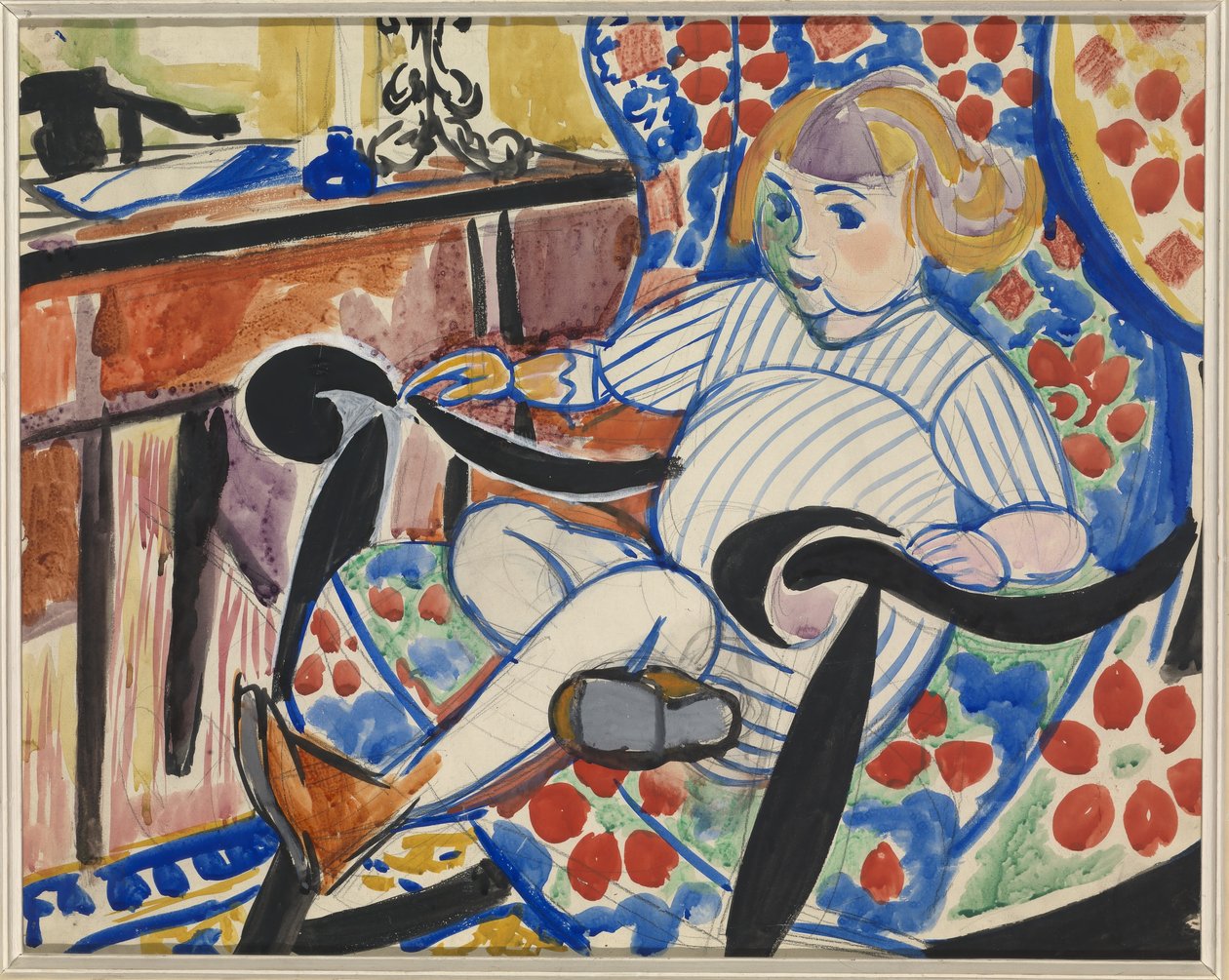 Gouache by H. Lyman Sayen