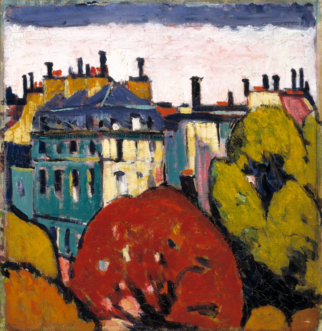 Landscape, Paris, 1912-1914 by H Lyman Sayen