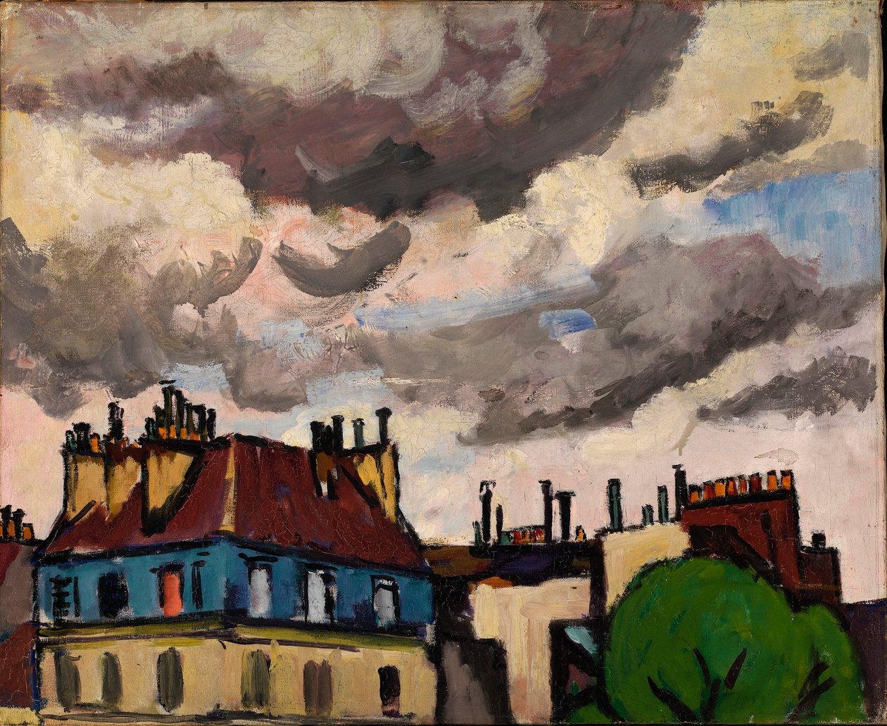Rooftops and Clouds, Paris by H. Lyman Sayen