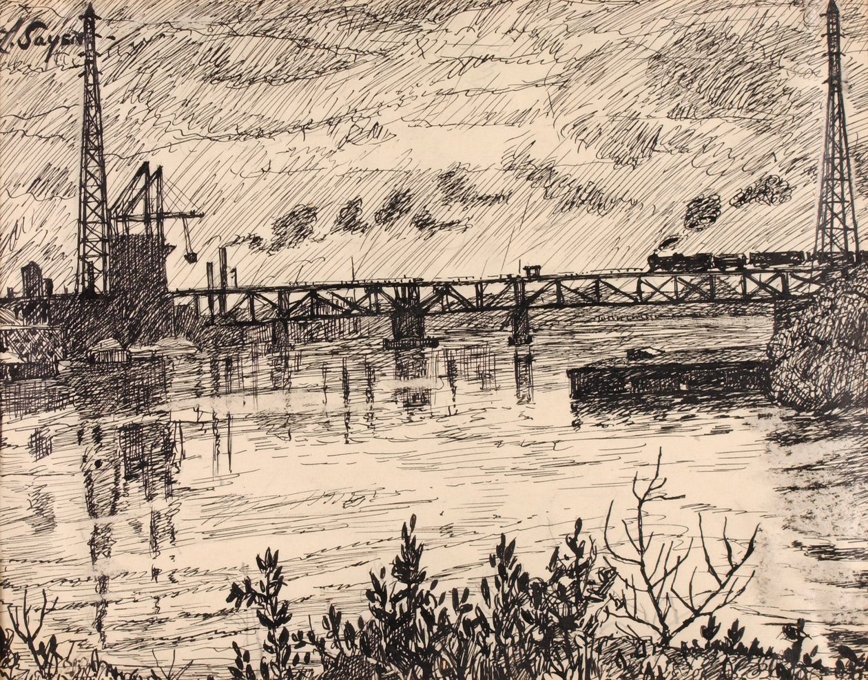 Schuylkill No. 3 by H. Lyman Sayen