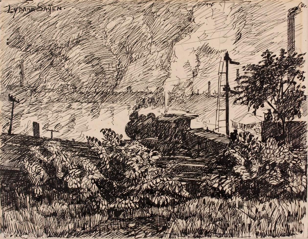 The Schuylkill, no. 6 by H. Lyman Sayen