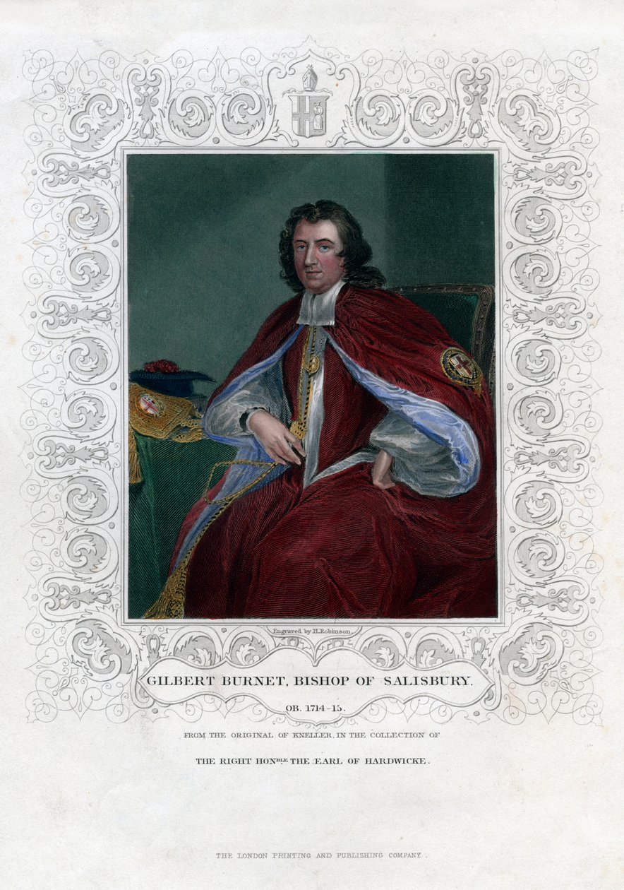 Gilbert Burnet, Scottish Theologian and Historian by H. Robinson