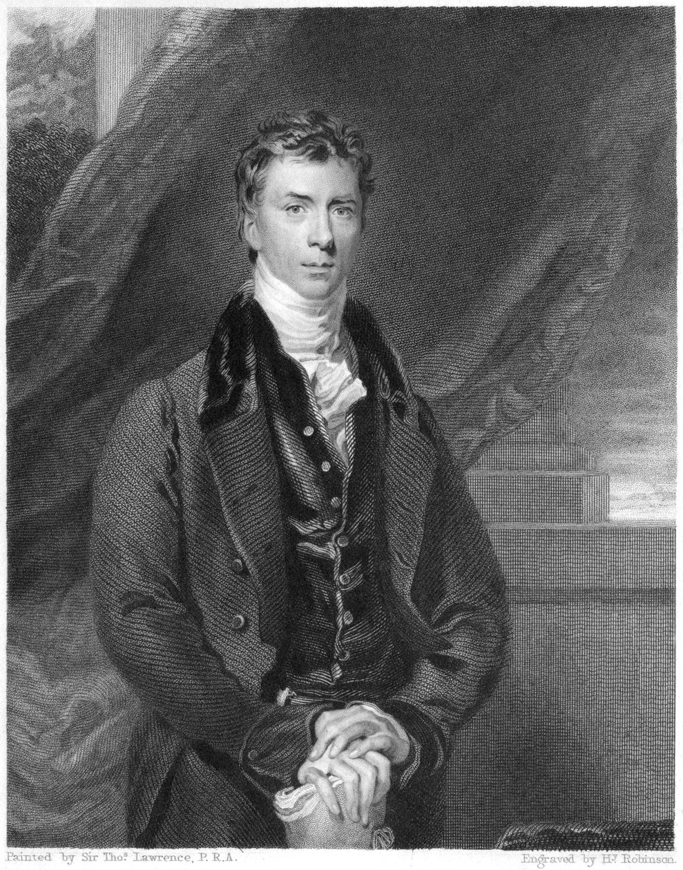 Henry Peter Brougham, 1st Baron Brougham and Vaux, Scottish lawyer and politician, 1833 by H. Robinson