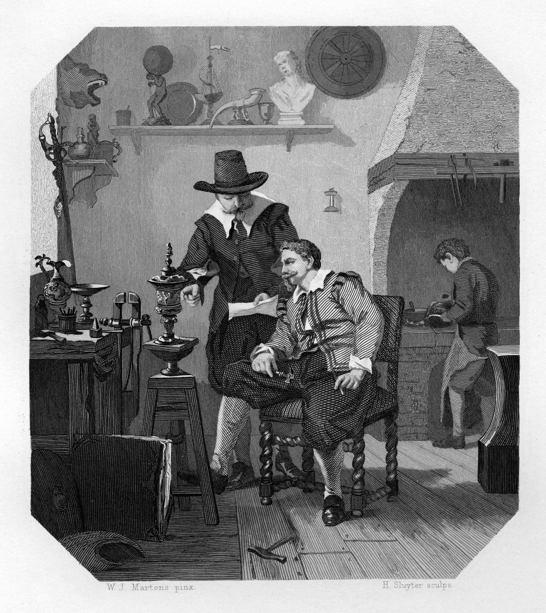 Paulus and Adam van Vianen, Dutch silversmiths by H. Sluyter