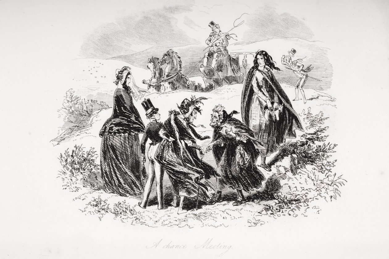 A Chance Meeting, illustration from 