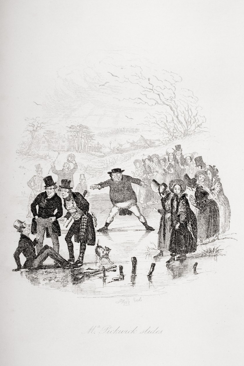 Mr. Pickwick slides, illustration from 