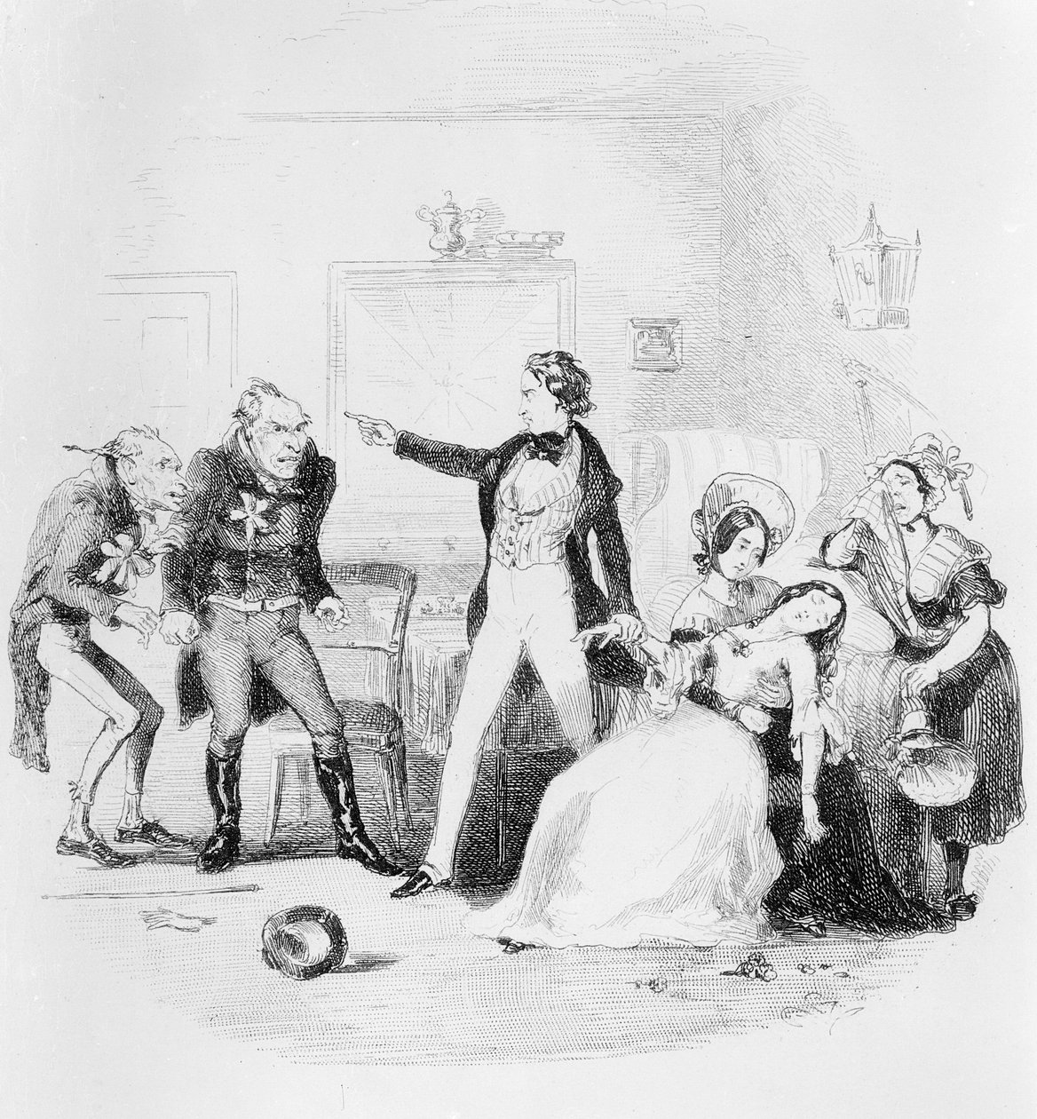 Nicholas Congratulates Arthur Gride on His Wedding Morning, Illustration from 