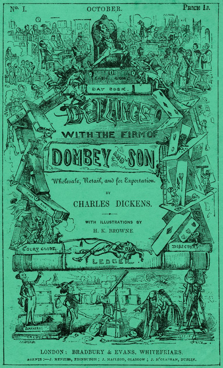 Charles Dickens - Dombey and Son by Hablot Knight Browne