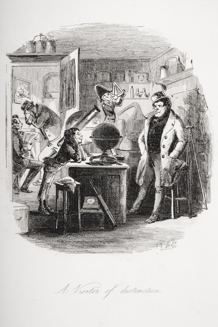 A visitor of distinction, illustration from 