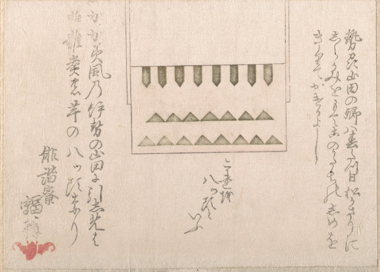 A Kind of Religious Paper Decoration by Haikairyo Henpuku