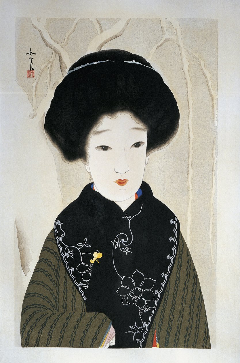 Close-up of a Woman by Hamada Josen