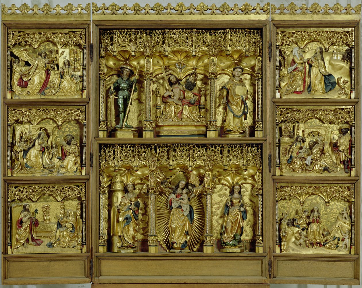 The Trinity Altar of the Bottcheramtes by Hamburg Workshop