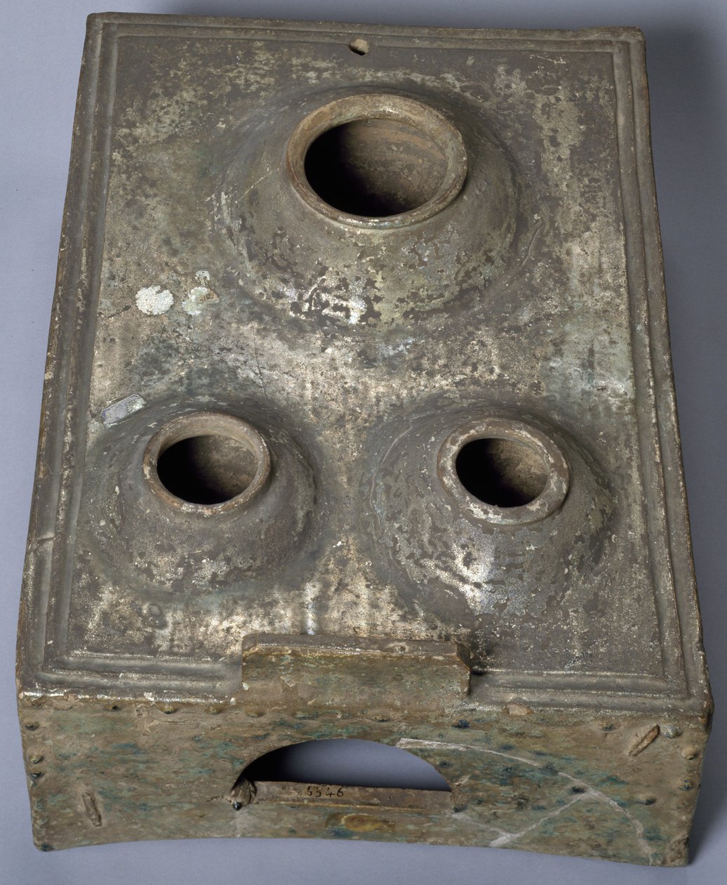Miniature stove, China. Chinese Civilization, Han Dynasty, 3rd century BC-3rd century AD by Han Dynasty Chinese School