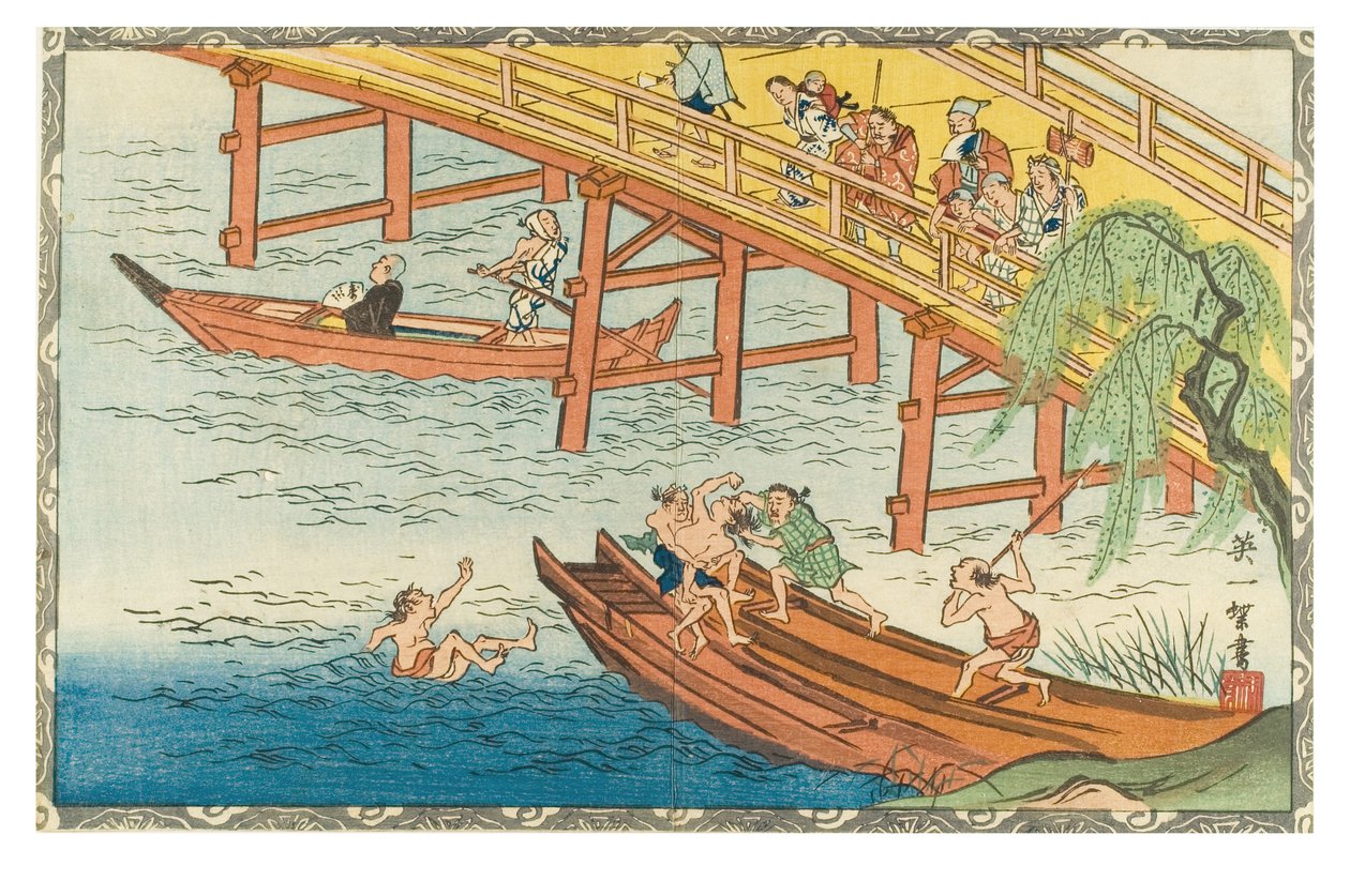 6th Lunar Month from the series The Twelve Months, c.1830-1839 by Hanabusa Itcho
