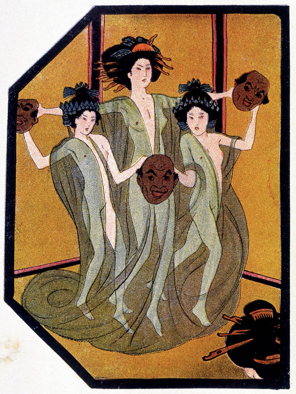Entrance of Young Japanese by Hanabusa Itcho
