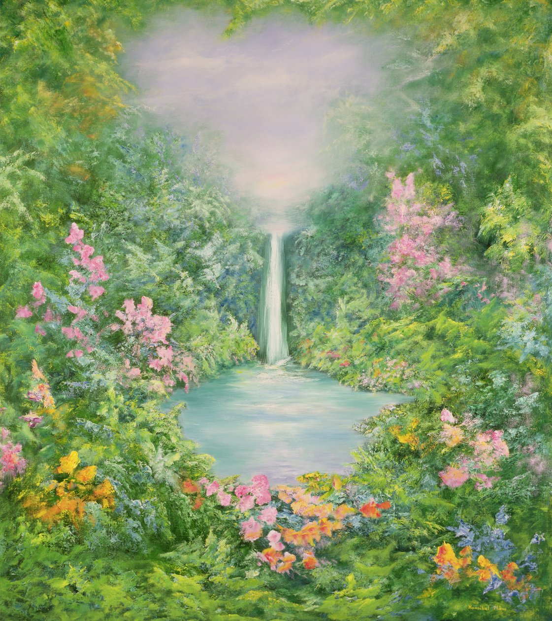 The Waterfall, 1997 by Hannibal Mane