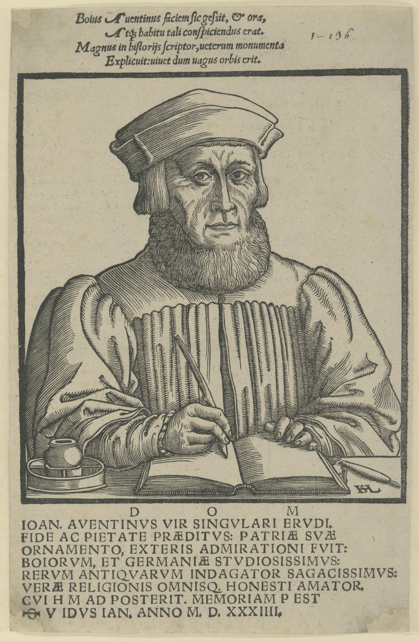 Dedication of the Annals of Bavaria by Hanns Lautensack