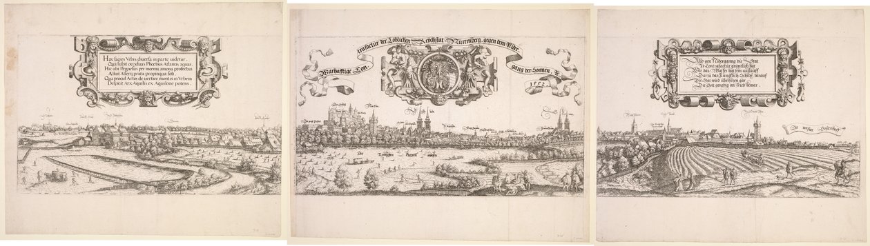 Panoramic View of Nuremberg by Hanns Lautensack