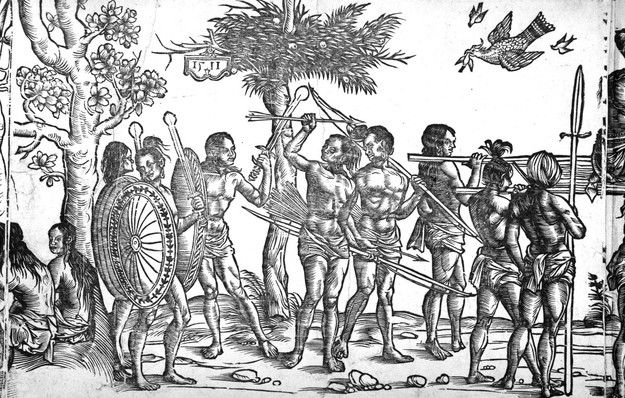 Der Kunig von Gutzin by Hans Burgkmair