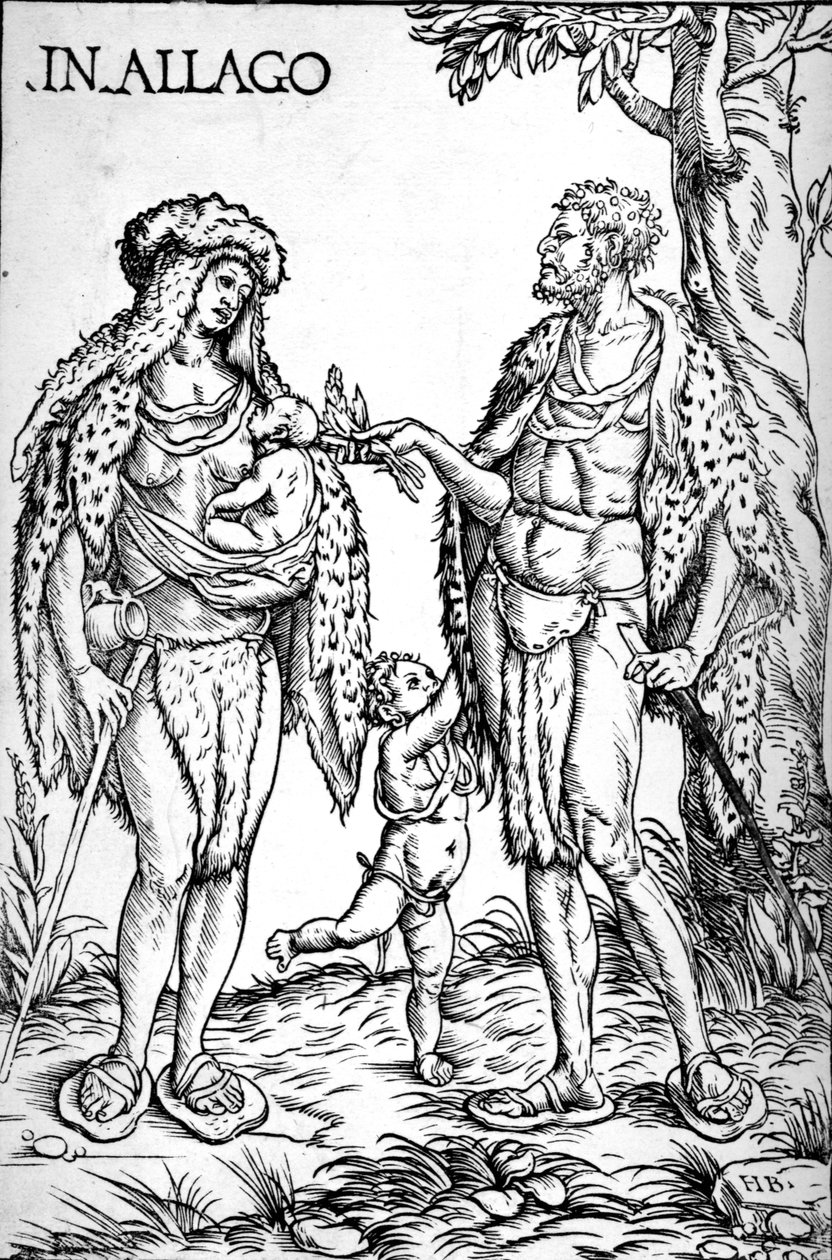 Natives of Algoa, 1508 by Hans Burgkmair