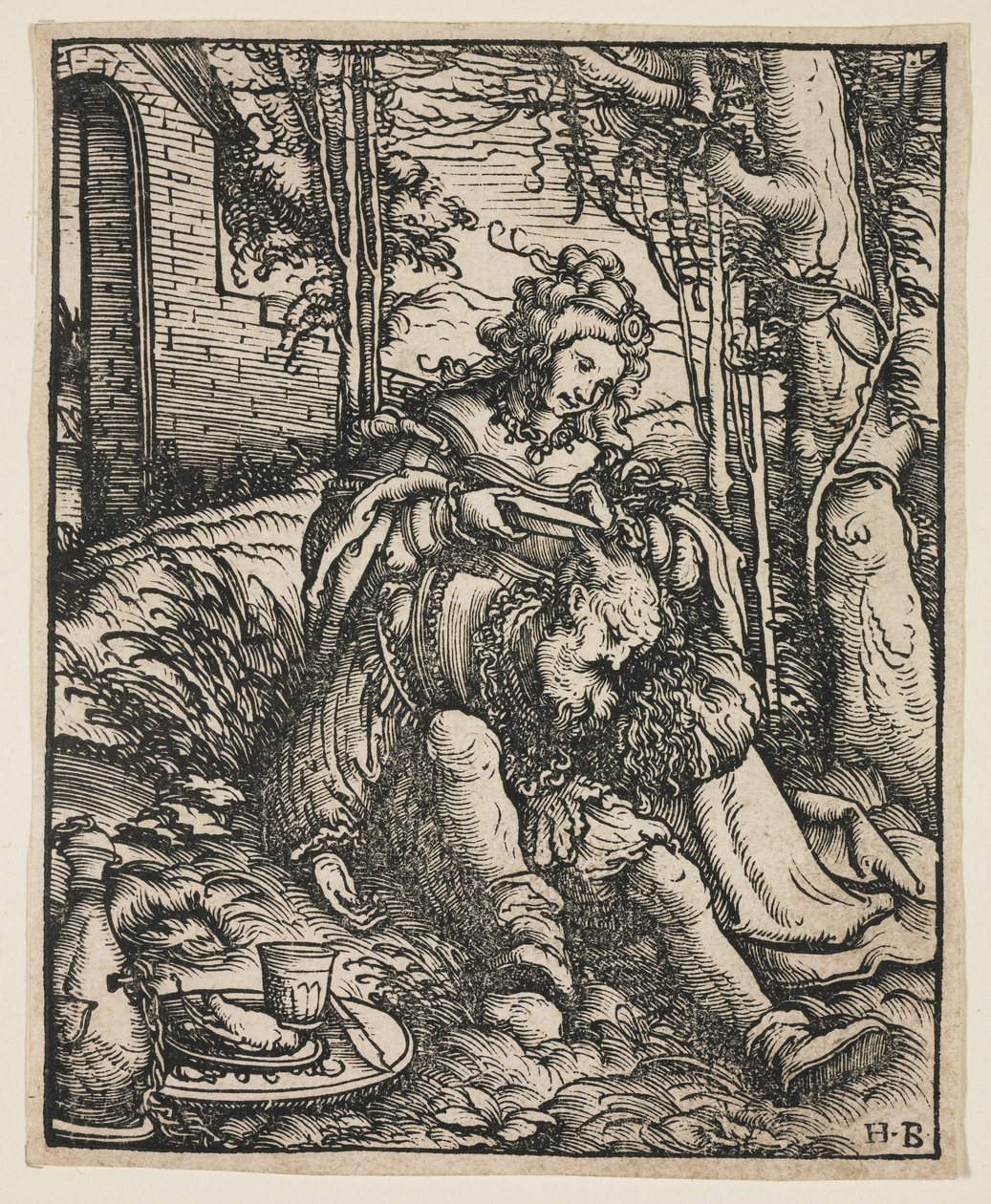 Samson and Delilah, c. 1519 by Hans Burgkmair