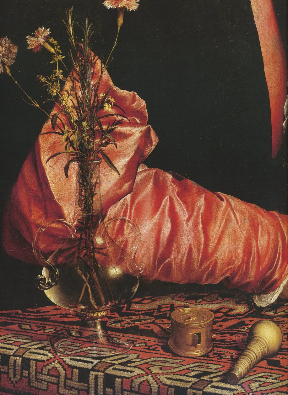Portrait of the Merchant Georg Gisze (detail) by Hans Holbein