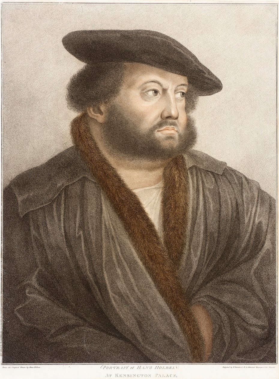 Portrait of Hans Holbein by Hans Holbein der Jüngere