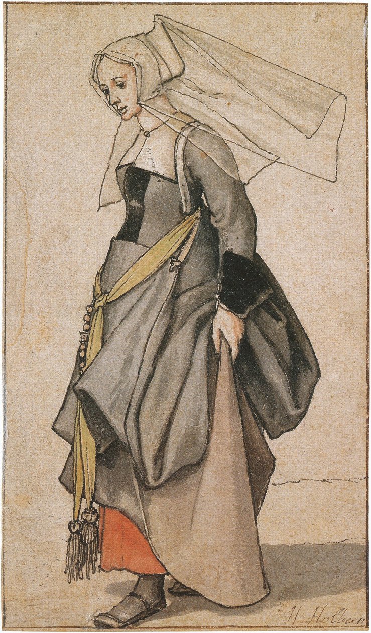 Young Englishwoman by Hans Holbein der Jüngere