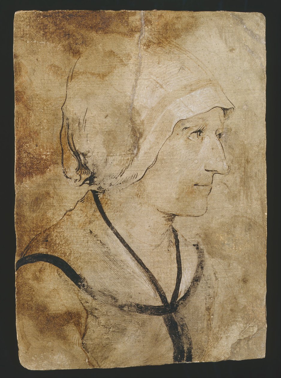 Portrait of a Wife of an Unknown Stonemason by Hans Holbein the Elder