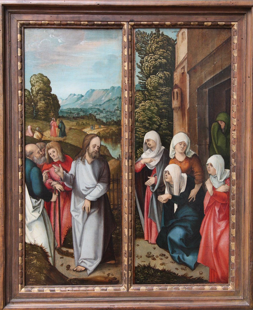 Christ Taking Leave of His Mother by Hans Leonhard Schäufelein