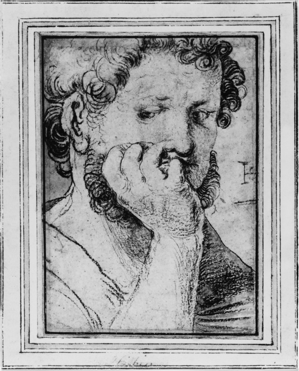 Portrait of a Man by Hans Leonhard Schäufelein