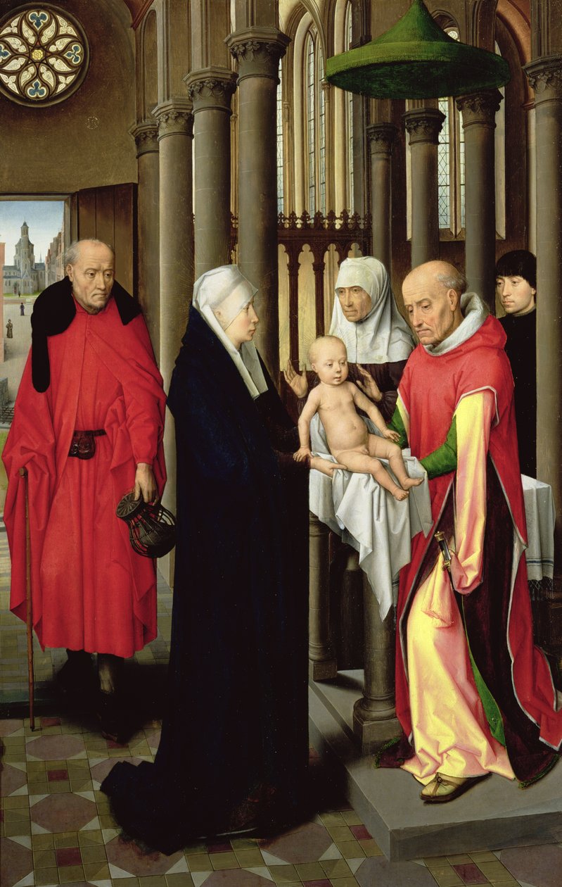 Adoration of the Magi (detail) by Hans Memling