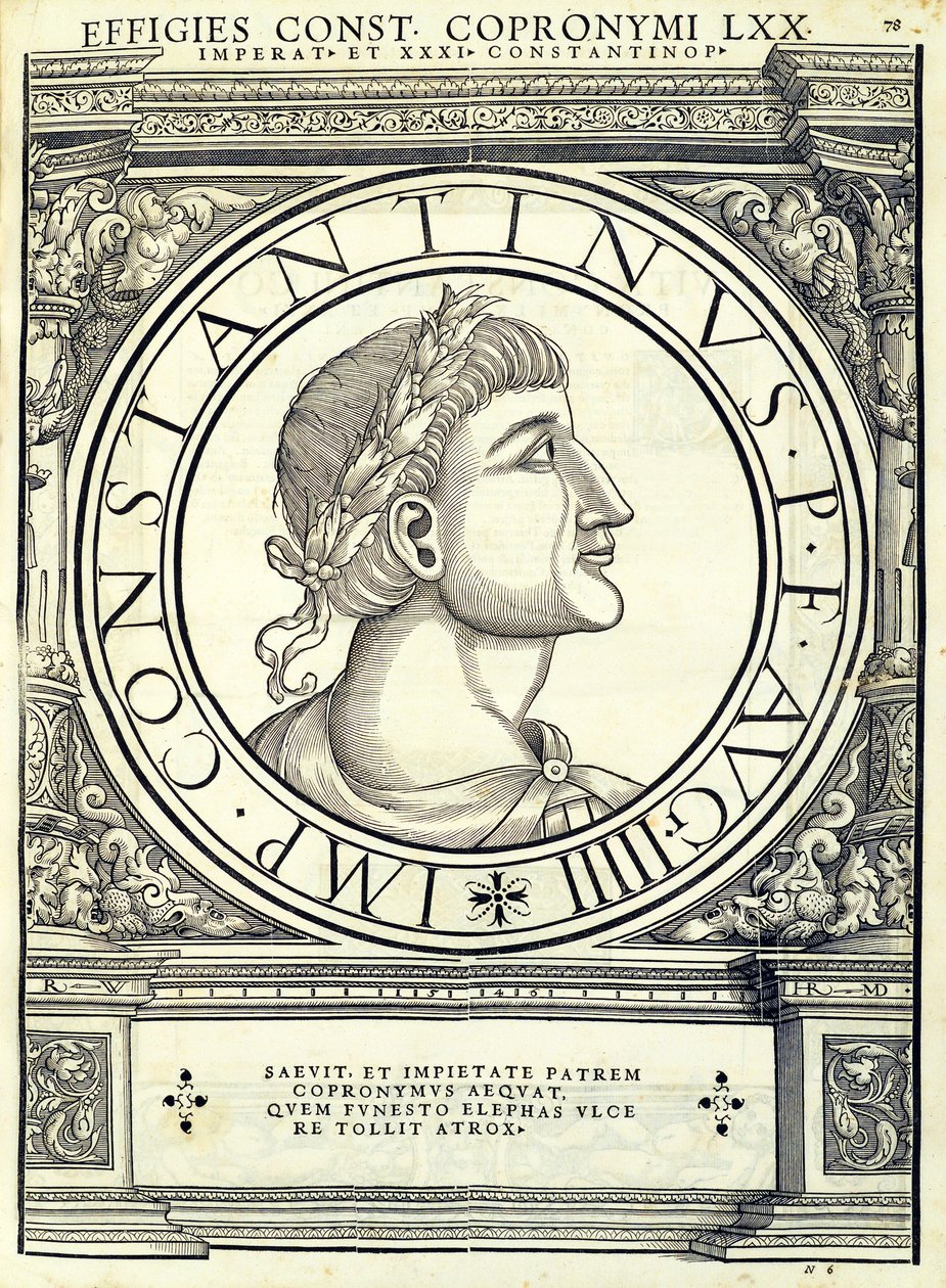 Constantinus Copronymus, Illustration from 